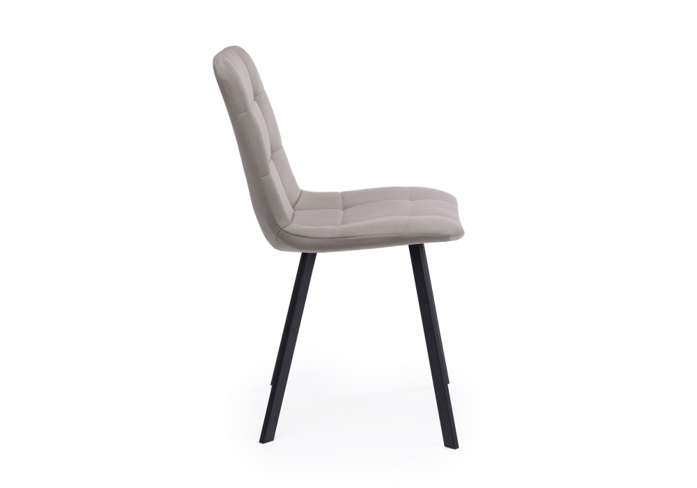 фото стул на металлокаркасе woodville чилли латте / черный 631634 | 220svet.ru