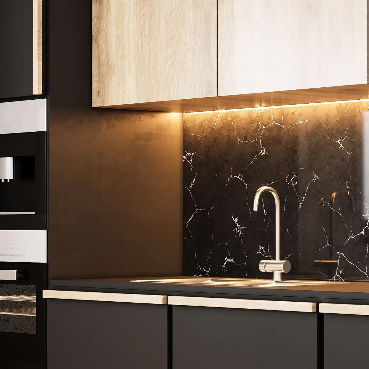 фото лента gauss 4,8w/m 60led/m 2835smd теплый белый 5m bt005 | 220svet.ru