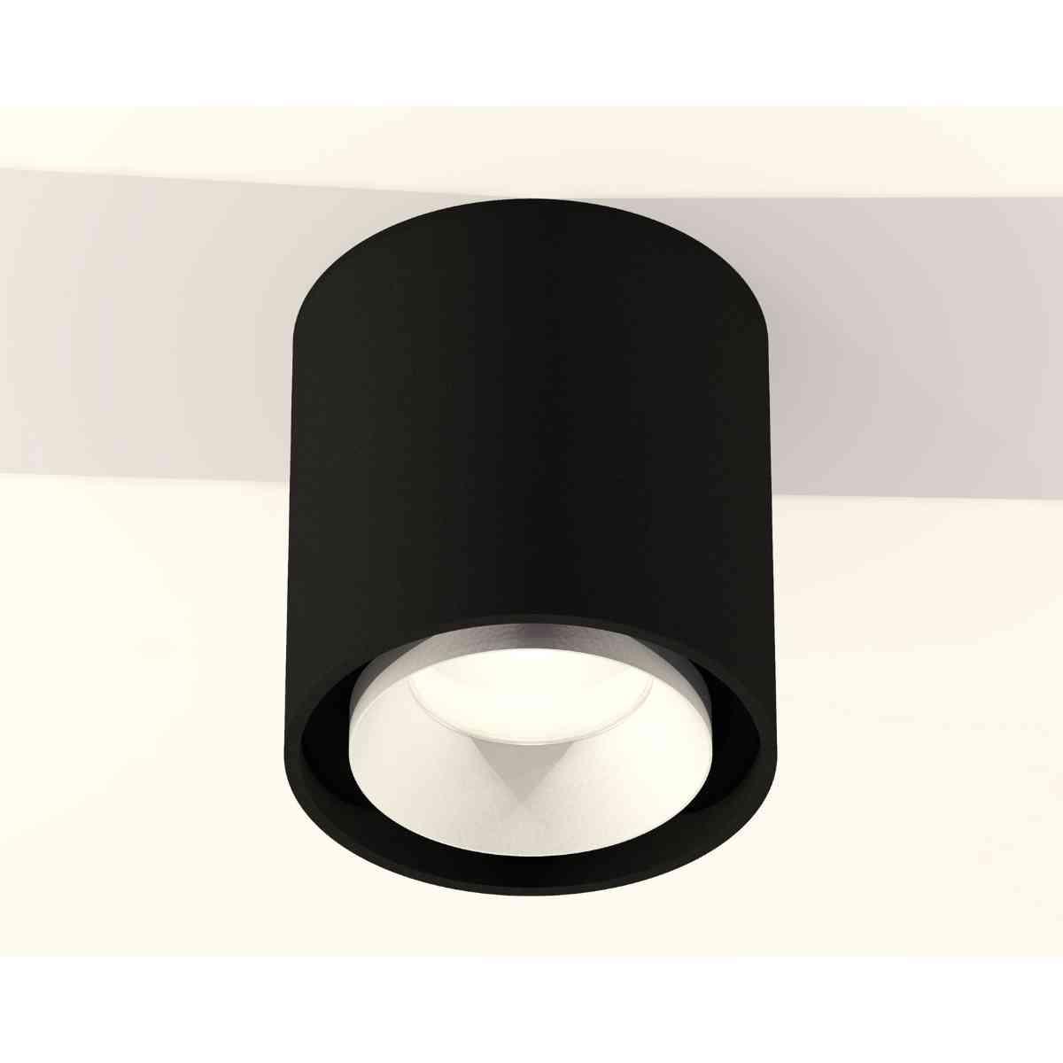 фото комплект накладного светильника ambrella light techno spot xs7723001 sbk/swh черный песок/белый песок (c7723, n7030) | 220svet.ru
