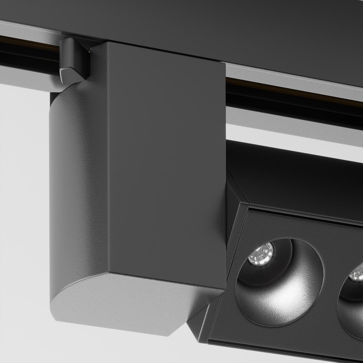 фото трековый светодиодный светильник maytoni technical points rot tr010-1-20w4k-m-b | 220svet.ru