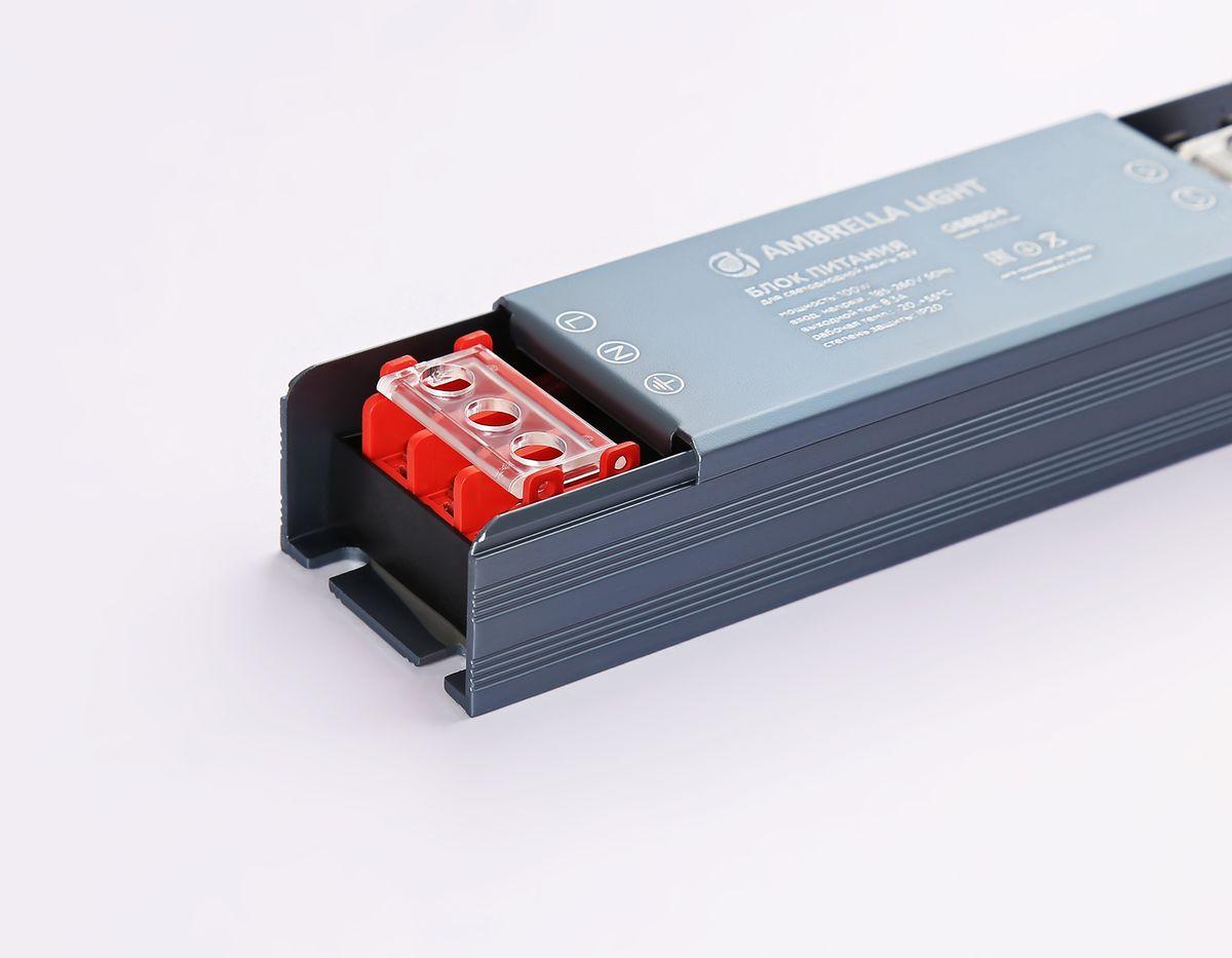 фото блок питания для светодиодной ленты ambrella light illumination led driver 12v 100w ip20 8,3a gs8804 | 220svet.ru