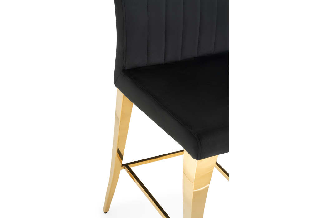 фото барный стул woodville joan black / gold 15388 | 220svet.ru