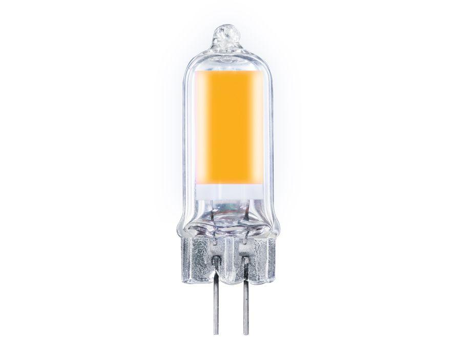 фото лампа светодиодная филаментная ambrella light g4 2,5w 4200k прозрачная 204502 | 220svet.ru