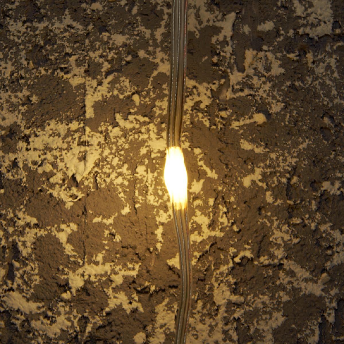 фото светодиодная гирлянда feron занавес 230v 2700k теплый белый с эффектом водопада cl26 48595 | 220svet.ru