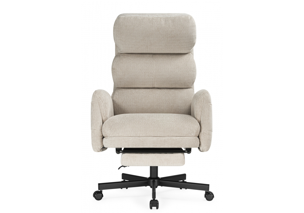 фото офисное кресло woodville restore бежевый / черный 15946 | 220svet.ru