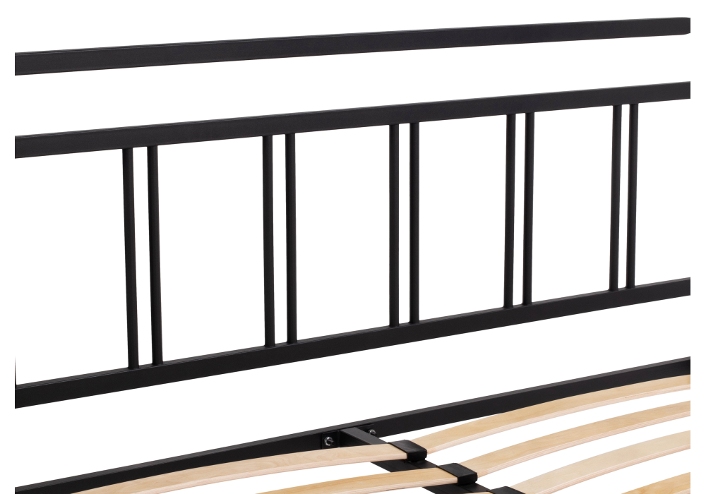 фото кровать woodville рейк 140х200 черная 403025 | 220svet.ru