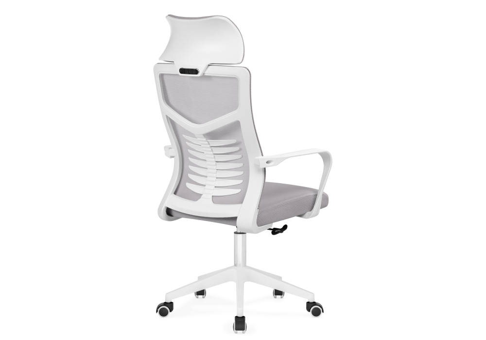 фото компьютерное кресло woodville montana light gray / white 15620 | 220svet.ru