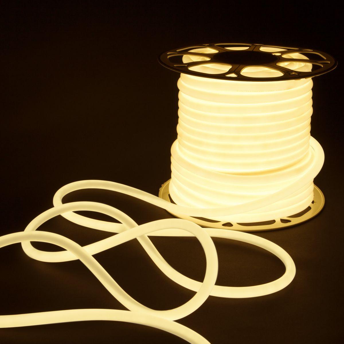 фото гибкий неон elektrostandard 9,6w/m 144led/m 2835smd дневной белый 50m a052996 | 220svet.ru