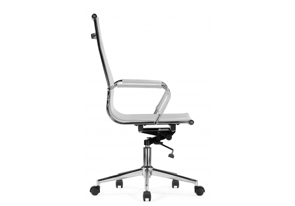 фото компьютерное кресло woodville reus белая сетка / хром 15901 | 220svet.ru