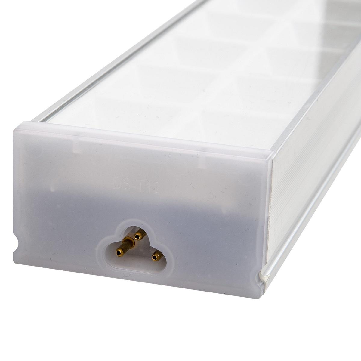 фото линейный светодиодный светильник uniel ulo-fl120c-100w/4000k/k silver linkable ul-00010829 | 220svet.ru