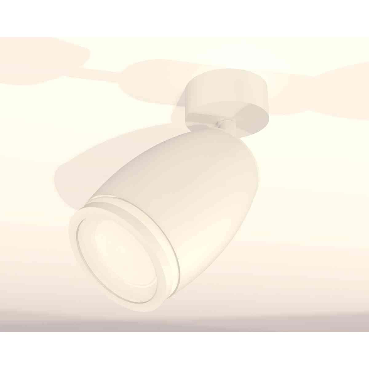 фото комплект накладного светильника ambrella light techno spot xm1122004 swh/fr белый песок/белый матовый (a2202, c1122, n7120) | 220svet.ru