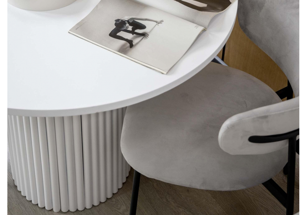 фото стол деревянный woodville барел 90 белый 619885 | 220svet.ru