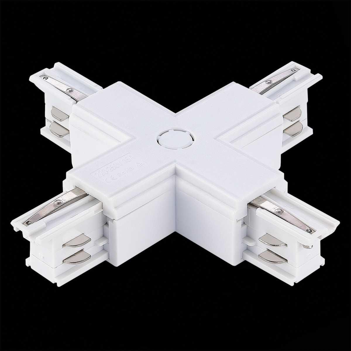 фото коннектор x-образный st luce трехфазная трековая система st030.509.17 | 220svet.ru