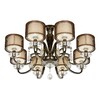 Миниатюра фото потолочная люстра ilamp sofia 88210/8 cr | 220svet.ru