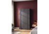 Миниатюра фото шкаф трехстворчатый woodville кассий 120 графит 679655 | 220svet.ru