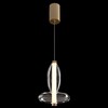 Миниатюра фото подвесной светодиодный светильник crystal lux quasar sp10w led transparent | 220svet.ru