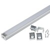 Миниатюра фото профиль (ul-00005029) uniel ufe-k10 silver/frozen 200 polybag | 220svet.ru