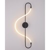Миниатюра фото настенный светодиодный светильник arte lamp klimt a2850ap-13bk | 220svet.ru