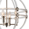 Миниатюра фото подвесная люстра impero nickel delight collection | 220svet.ru