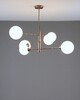Миниатюра фото подвесная люстра moderli molecule v10838-6p | 220svet.ru