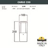 Миниатюра фото ландшафтный фонарь fumagalli carlo 250 dr1.573.000.axu1l | 220svet.ru