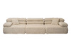 Миниатюра фото диван трехмодульный garda decor 58db-24000 | 220svet.ru