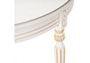 Миниатюра фото стол деревянный раскладной woodville брейзер молочный / золото 483906 | 220svet.ru