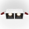 Миниатюра фото встраиваемый светильник maytoni alfa led dl043-02-10w4k-sq-wb | 220svet.ru