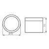 Миниатюра фото накладной точечный светодиодный светильник kanlux tiberi pro nt30w-940w 35678 | 220svet.ru