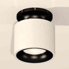 Миниатюра фото комплект накладного светильника ambrella light techno spot xs7510061 swh/pbk белый песок/черный полированный (n7926, c7510, n7011) | 220svet.ru