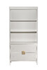 Миниатюра фото комод бежевый 2 ящика garda decor 151sv-000012 | 220svet.ru