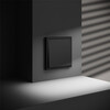 Миниатюра фото перекрестный переключатель встраиваемый одноклавишный 10а voltum s70 vls010508 (черный матовый) | 220svet.ru