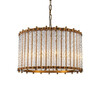 Миниатюра фото люстра tiziano 4 brass | 220svet.ru