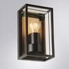 Миниатюра фото уличный настенный светильник arte lamp marfik a2322al-1br | 220svet.ru