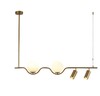 Миниатюра фото подвесной светильник inodesign le vita gold duo 29.964 | 220svet.ru