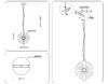 Миниатюра фото подвесной светодиодный светильник ambrella light high light lh31145 | 220svet.ru
