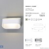 Миниатюра фото настенный светодиодный светильник arte lamp a1428ap-1gy | 220svet.ru
