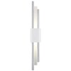 Миниатюра фото настенный светодиодный светильник crystal lux carta ap6w led white/chrome | 220svet.ru