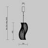 Миниатюра фото подвесной светодиодный светильник maytoni shadows mod263pl-l20b3k | 220svet.ru
