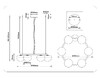 Миниатюра фото подвесной светодиодный светильник ambrella light high light lh12003 | 220svet.ru
