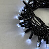 Миниатюра фото гирлянда нить с колпачком 10м белая 24в, 100 led, провод черный пвх, ip65 ltc pst100cap-11-1w | 220svet.ru