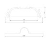 Миниатюра фото профиль гибкий алюминиевый с рассеивателем elektrostandard ll-2-alp012 a053630 | 220svet.ru