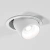 Миниатюра фото встраиваемый светодиодный светильник поворотный 8w 4000k elektrostandard conner 25086/led белый  | 220svet.ru