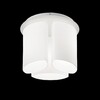 Миниатюра фото потолочная люстра ideal lux almond pl3 | 220svet.ru