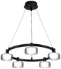 Миниатюра фото подвесная светодиодная люстра stilfort gloze 4009/02/05p | 220svet.ru