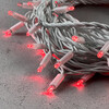 Миниатюра фото гирлянда нить 10м красная 24в, 75 led, провод белый каучук, ip65 ltc ll75-8-1r | 220svet.ru