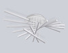 Миниатюра фото потолочный светодиодный светильник с пультом ambrella light comfort fl6291 | 220svet.ru