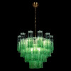 Миниатюра фото подвесная люстра loft it murano 10580/600 clear green | 220svet.ru
