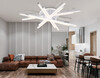 Миниатюра фото потолочный светодиодный светильник с пультом ambrella light comfort fl6275 | 220svet.ru