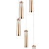 Миниатюра фото подвесная светодиодная люстра indigo rilucente 11061/5p gold v000151l | 220svet.ru